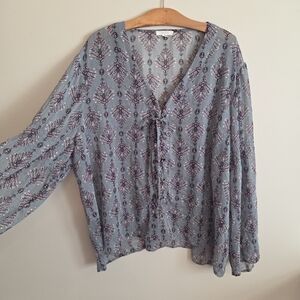 Women's Light Blue Blouse